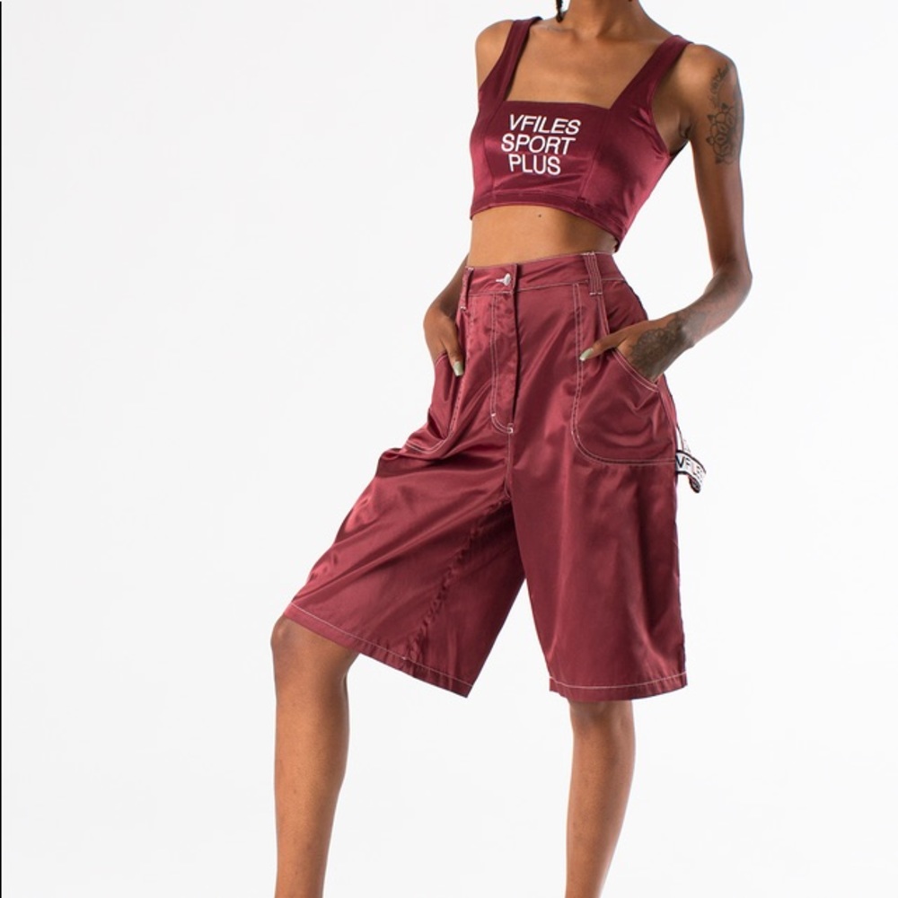 Vfiles Satin Shorts